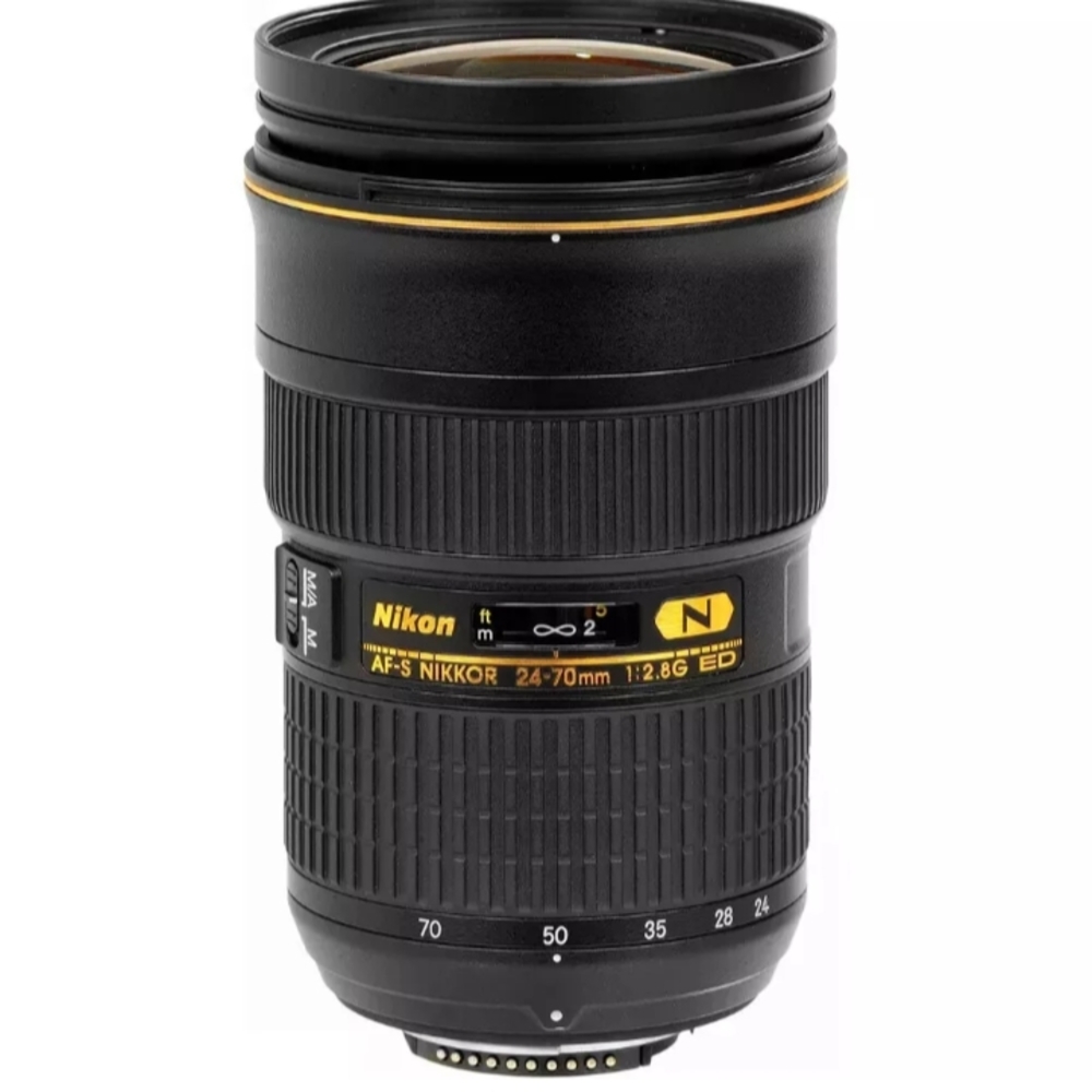 Nikon AF-S NIKKOR Black and Gold Lens